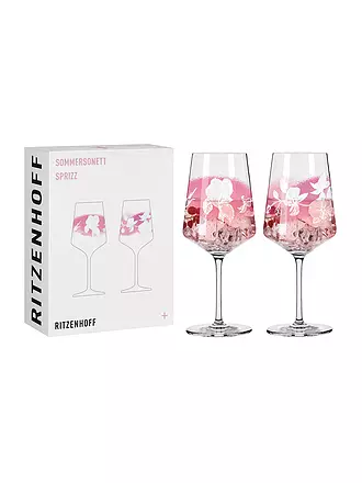 RITZENHOFF | Sommersonett Aperitifglas 2er Set Romi Bohnenberg 2021 | rosa