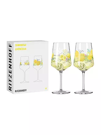 RITZENHOFF | Sommertau Aperitifglas 2er Set #19 #20 Kordes ,Vasco 2024 | gelb