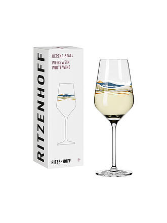 RITZENHOFF | Weissweinglas Herzkristall 2022 #7 Aurelie Girod | bunt