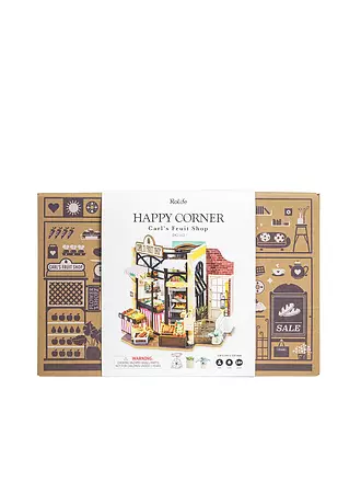 ROBOTIME | 3D Konstruktion - Carl’s Fruit Shop DG142 Vegetable Market DIY Miniature | keine Farbe