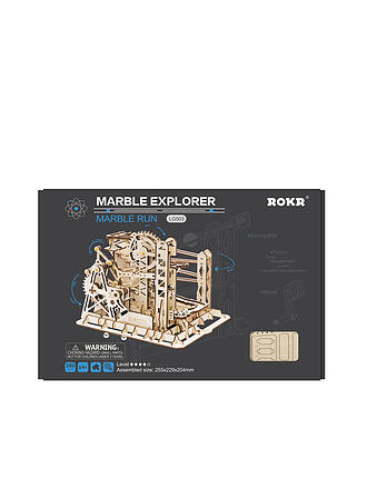 ROBOTIME | 3D Konstruktion - Marble Explorer LG503 Swingback Wall Marble Run Set | keine Farbe