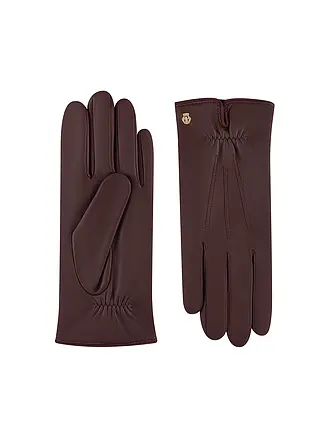 ROECKL | Lederhandschuhe | dunkelrot
