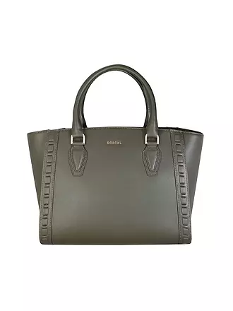 ROECKL | Ledertasche - Henkeltasche MATHILDE Medium | olive