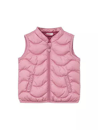 S.OLIVER | Baby Steppgilet | rosa