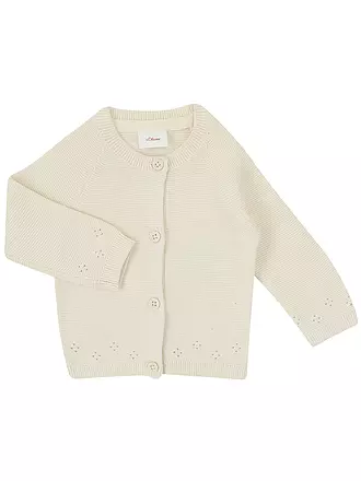 S.OLIVER | Baby Strickjacke | beige
