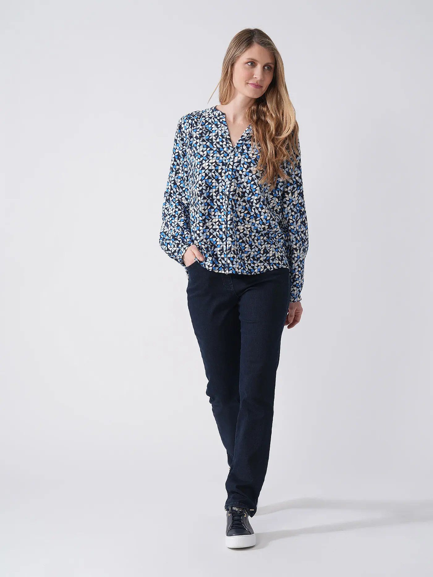 S.OLIVER | Bluse | blau