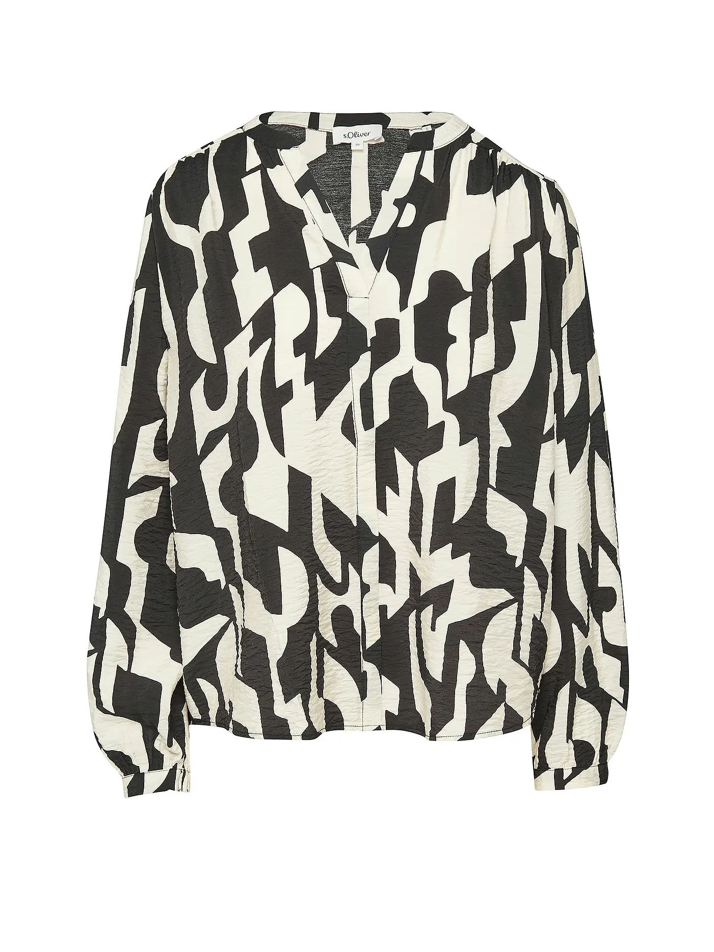 S.OLIVER | Bluse | schwarz