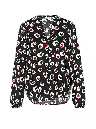 S.OLIVER | Blusenshirt | schwarz