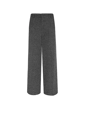 S.OLIVER | Hose Wide Leg | schwarz