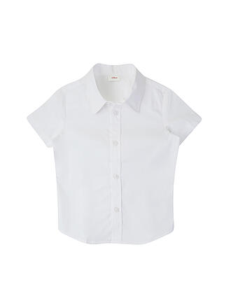 S.OLIVER | Jungen Hemd Slim Fit | weiss