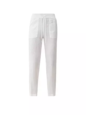 S.OLIVER | Leinenhose | weiss