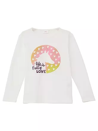 S.OLIVER | Mädchen Langarmshirt | weiss