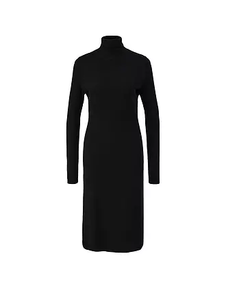 S.OLIVER | Midikleid | schwarz