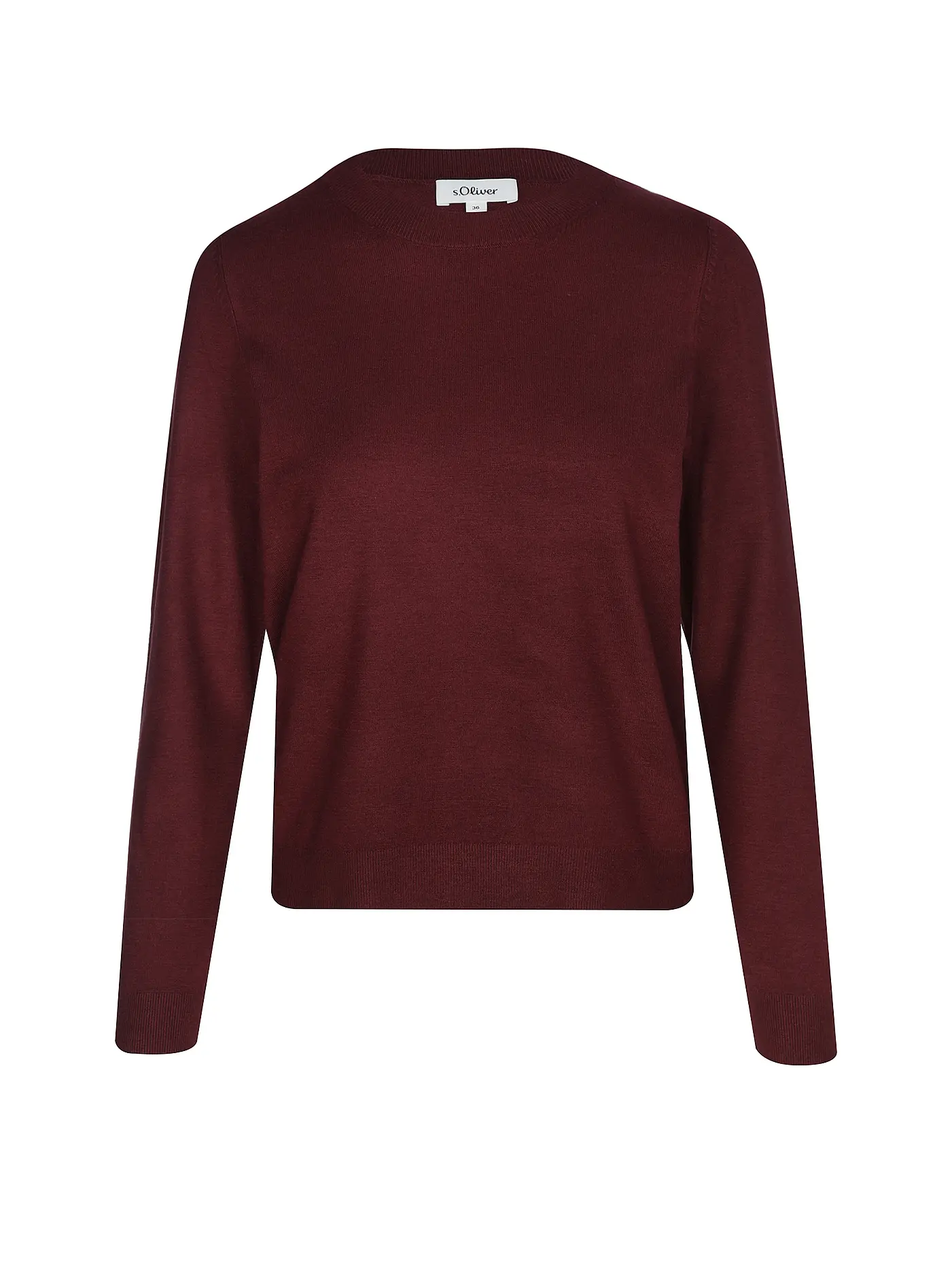 S.OLIVER | Pullover | dunkelrot