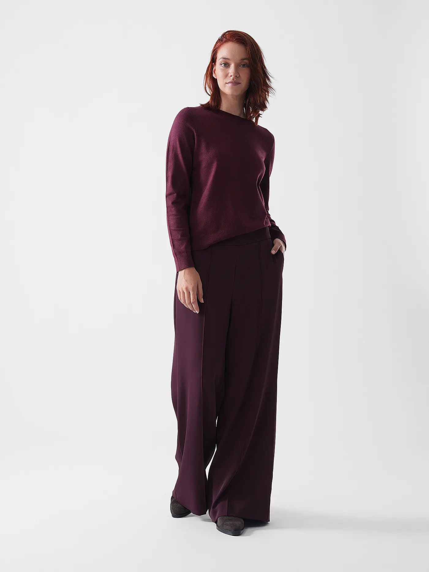 S.OLIVER | Pullover | dunkelrot