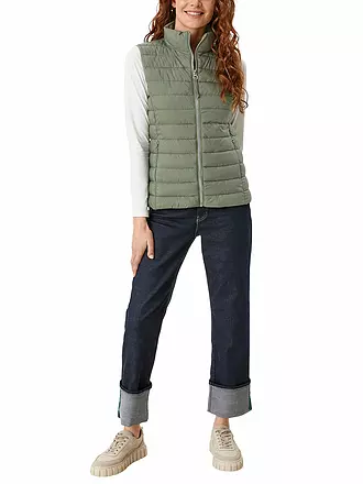 S.OLIVER | Steppgilet | dunkelblau