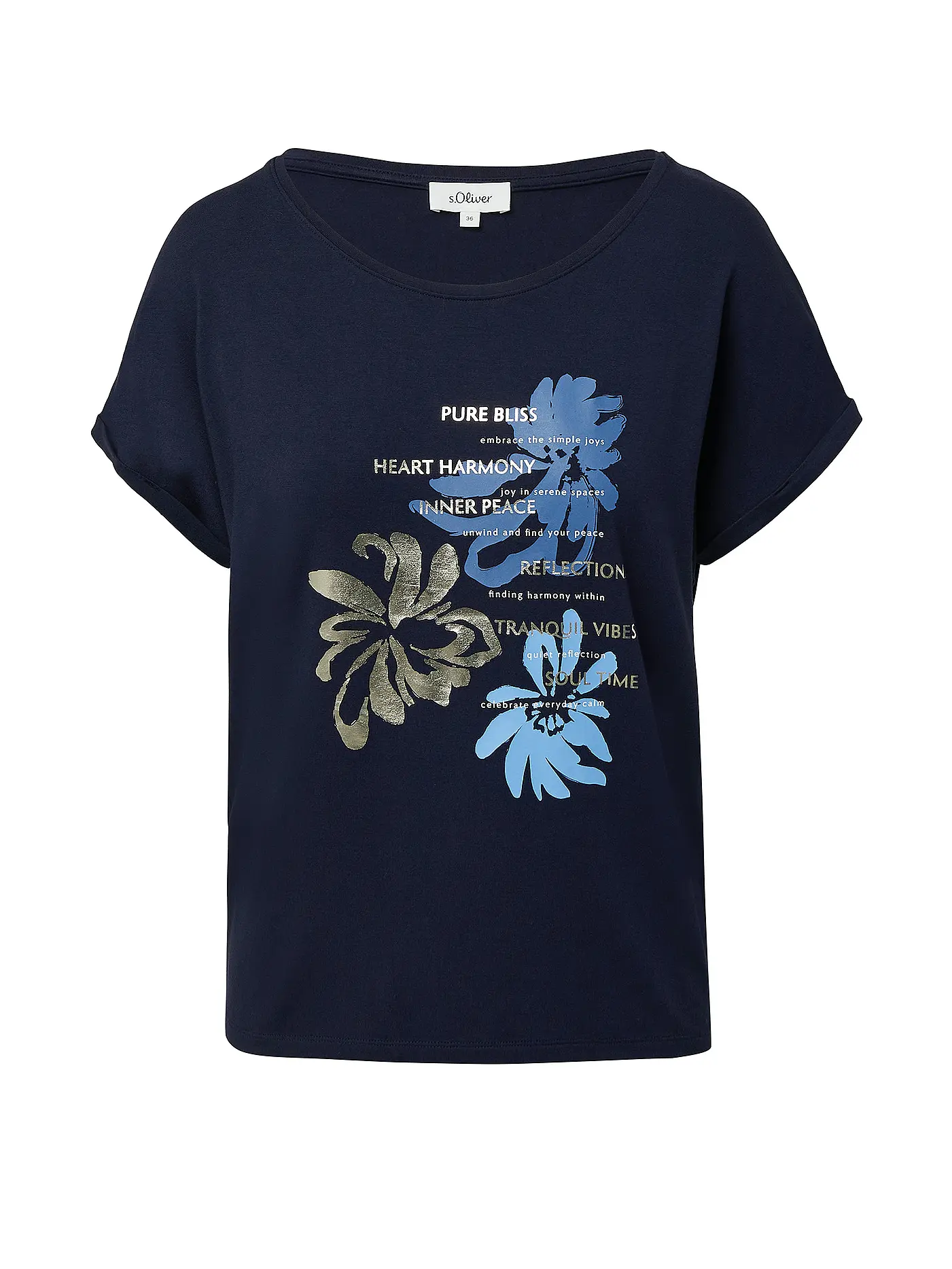 S.OLIVER | T-Shirt | dunkelblau