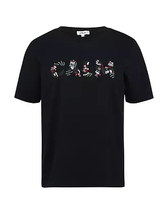 S.OLIVER | T-Shirt | schwarz