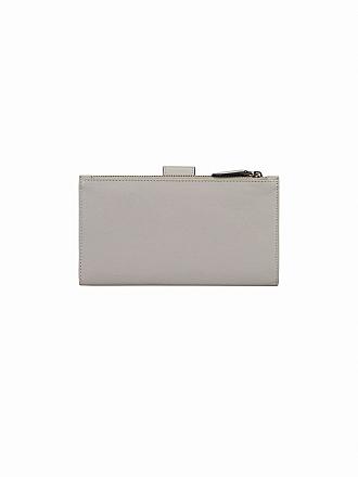 SAMSONITE | Geldbörse Leathy SLG stone grey | schwarz