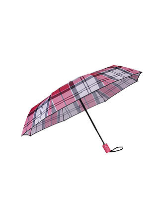 SAMSONITE | Regenschirm Wood Classic S fuchsia check | rot