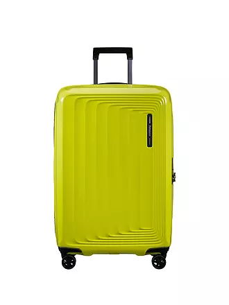 SAMSONITE | Trolley  NUON SPINNER 69cm erweiterbar metallic lime | rot