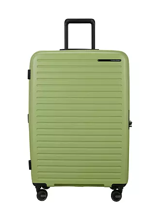 SAMSONITE | Trolley  RESTACKD SPINNER 75cm erweiterbar black | hellgrün