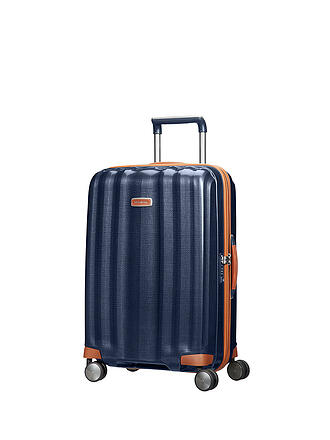 SAMSONITE | Trolley LITE-CUBE DLX SPINNER 55cm (61242 1549 Midnight Blue) | silber