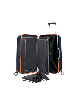 SAMSONITE | Trolley LITE-CUBE DLX SPINNER 55cm (61242 1549 Midnight Blue) | silber