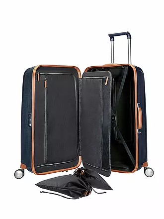 SAMSONITE | Trolley LITE-CUBE DLX SPINNER 68cm (61243 1549 Midnight Blue) | silber
