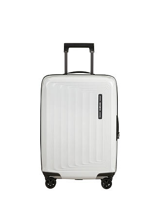 SAMSONITE | Trolley Nuon 55cm erweiterbar Metallic White | weiss