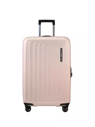 SAMSONITE | Trolley Nuon Spinner 69cm erweiterbar Matt Powder Pink | türkis