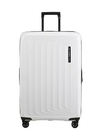 SAMSONITE | Trolley Nuon Spinner 75cm erweiterbar Matallic White | weiss
