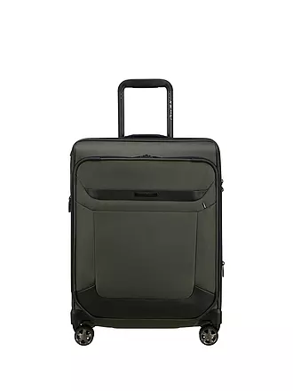 SAMSONITE | Trolley PRO-DLX 6 55cm erweiterbar Black | grün