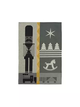 SANDER | Geschirrtuch NUTCRACKER 50x70cm Graphite | grün