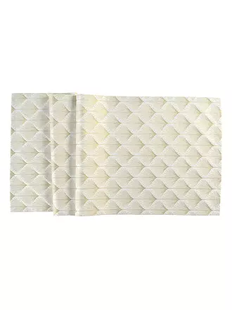 SANDER | Mitteldecke GLENN 85x85cm Ecru / Silver | creme