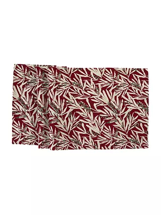 SANDER | Mitteldecke JESSIE 85x85cm Burgundy | dunkelgrün