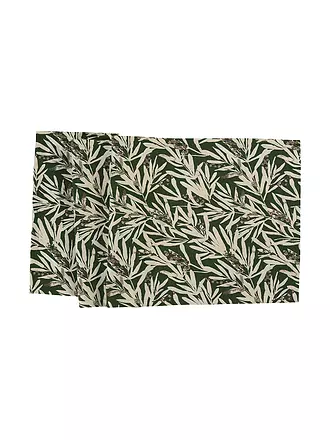 SANDER | Mitteldecke JESSIE 85x85cm Green | dunkelrot