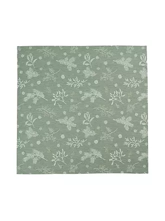 SANDER | Mitteldecke PINE 85x85cm Taupe | hellgrün