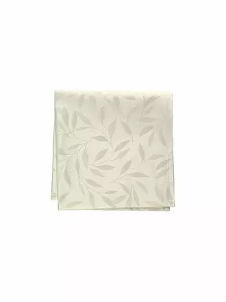 SANDER | Serviette COMO DAMAST 45x45cm Weiss | beige