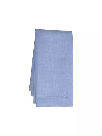 SANDER | Tischdecke LOFT UNI rund 170cm Weinrot | hellblau