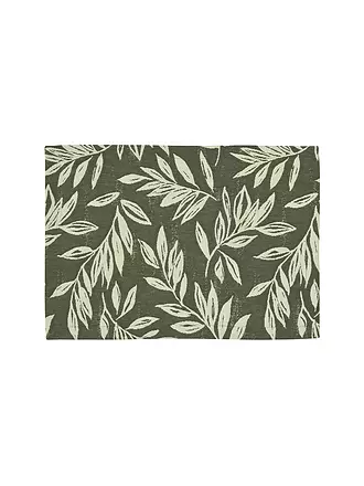 SANDER | Tischset LEAVES 35x50cm Khaki | camel