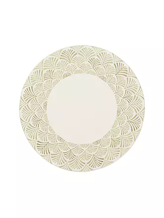 SANDER | Weihnachts Deckerl rund 36cm FONTANA Arctic Grey | creme