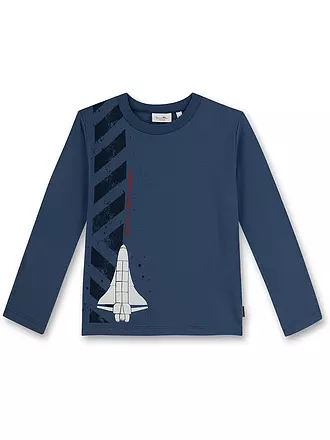 SANETTA | Jungen Langarmshirt | dunkelblau