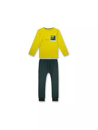 SANETTA | Jungen Pyjama | grün