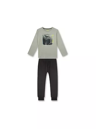 SANETTA | Jungen Pyjama | grau