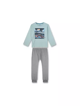 SANETTA | Jungen Pyjama | hellgrün