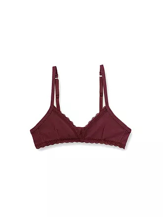 SANETTA | Mädchen Bustier burgundy | dunkelrot