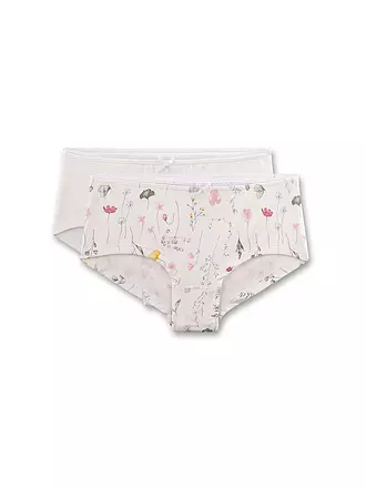SANETTA | Mädchen Pants 2er Pkg. white pebb | creme
