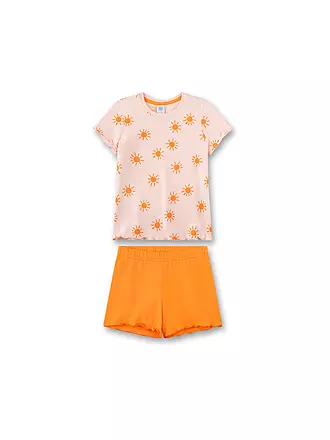 SANETTA | Mädchen Pyjama Set 2teilig | orange