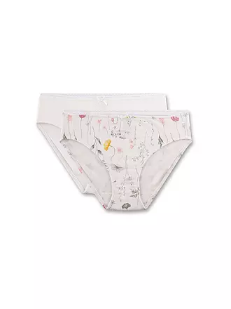 SANETTA | Mädchen Slip 2er Pkg.whitepebb | creme
